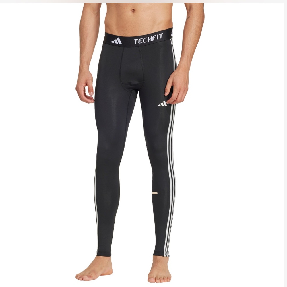 Adidas MENS techfit base LONG tight size M workout thoughts (warmers)